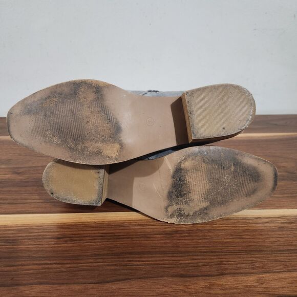 Boutique By Corkys Starboard Ankle Boot Gray Metallic Heel Western Size 10 - Picture 12 of 12